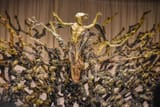 Pericle-Fazzini-The-Resurrection-La-Resurrezione-1977-bronzecopper-alloy-20.1-x-7-x-3-m-66-x-23-x-10-ft-installation-view-Paul-VI-Audience-Hall-Rome