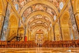 valletta cathedral interior