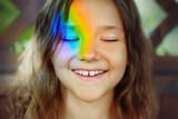 rainbow-on-face