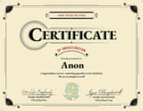 certificate of nonvaxx