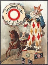 Arm-and-Hammer-Clown-vintage-advertising-poster-museum-outlets