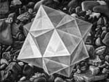 Maurits-Cornelis-Escher-Crystal-1947-halftone-1330-x-1720-cm-Collezione-Giudiceandrea-Federico