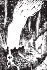 Snufkin&#039;s-run-in-with-the-volcano-spirits