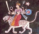 Durga-Rajasthani-school-Mewar-collection