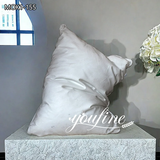 White marble pillow