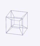 tesseract-cube