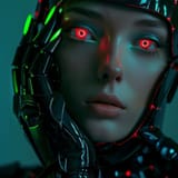 Cyberpunk style, strong woman with red eyes #ai #aiart #aifashion #aidesign #aidesoignante #model #aiphotography #aiphoto #art #midjourneyai #midjourneyphotography #midjourneymodel #digitalart #aiart #midjourne (1)