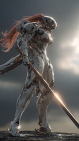 No cap_________No Edits___#cybernetic_#cyberpunk_#cosmic_#mecha_#cyborg_#characterdesign_#conceptart_#overrideai