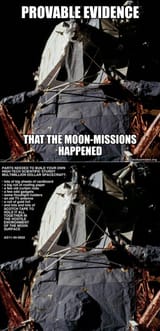 provable evidence of the moon missions
