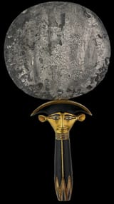 Silver-Mirror-with-Hathor-Head-Handle