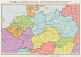 mapa europa bez niemiec