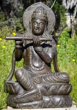 1-dark-colored-lava-stone-seated-krishna-playing-flute-garden-statue-c