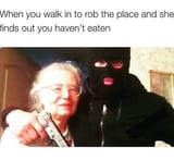 about-grandmas-always-trying-to-feed-everyone-with-picture-of-old-woman-taking-selfie-with-burglar