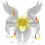 throne-angel-of-christian-theology-with-six-wings-vector