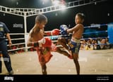 muay-thai-kids-during-fight-2EADPXN