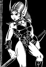 Elflord issue # 1a Raven in leathers